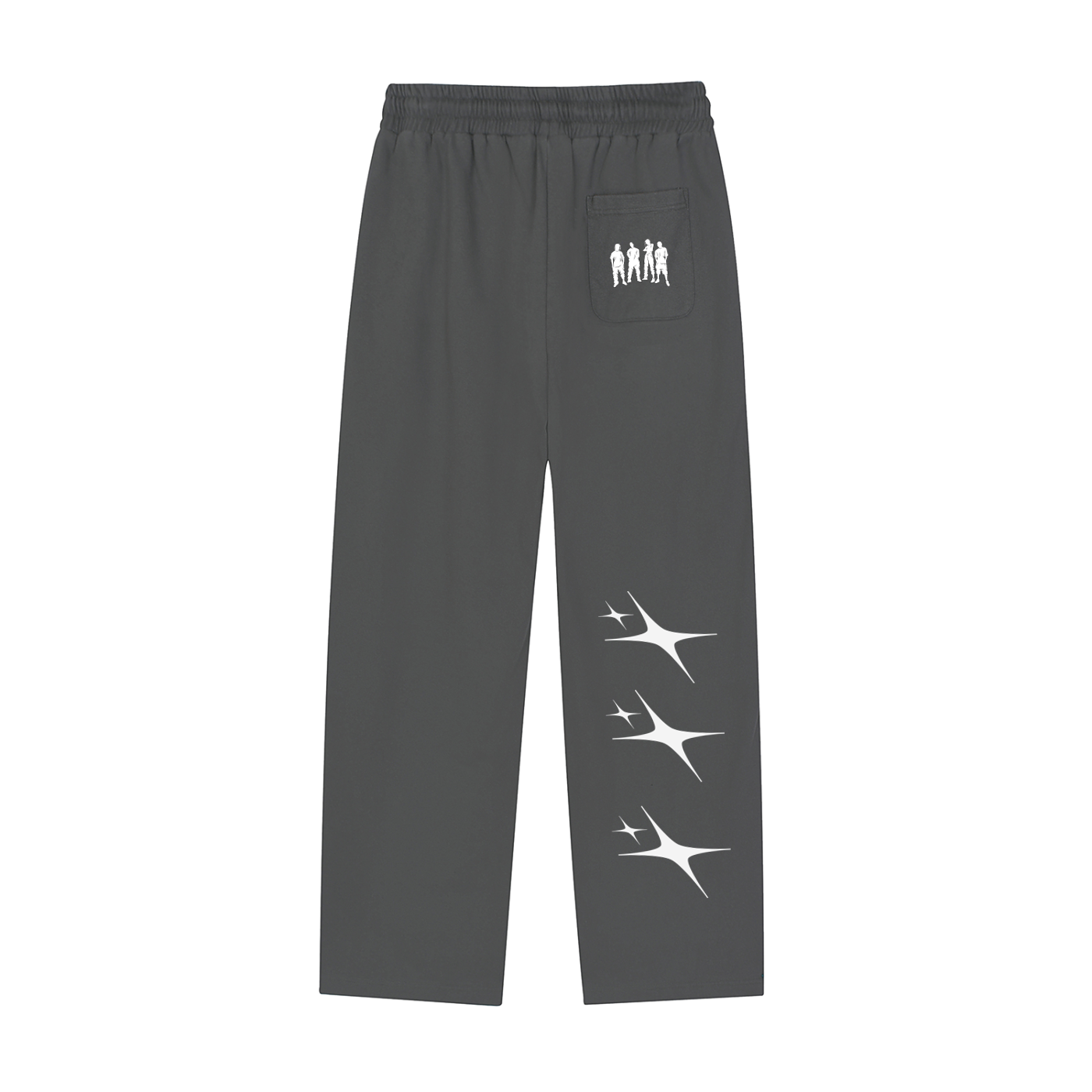 Valentine Mens Reflection Striped Straight-Leg Sweatpants