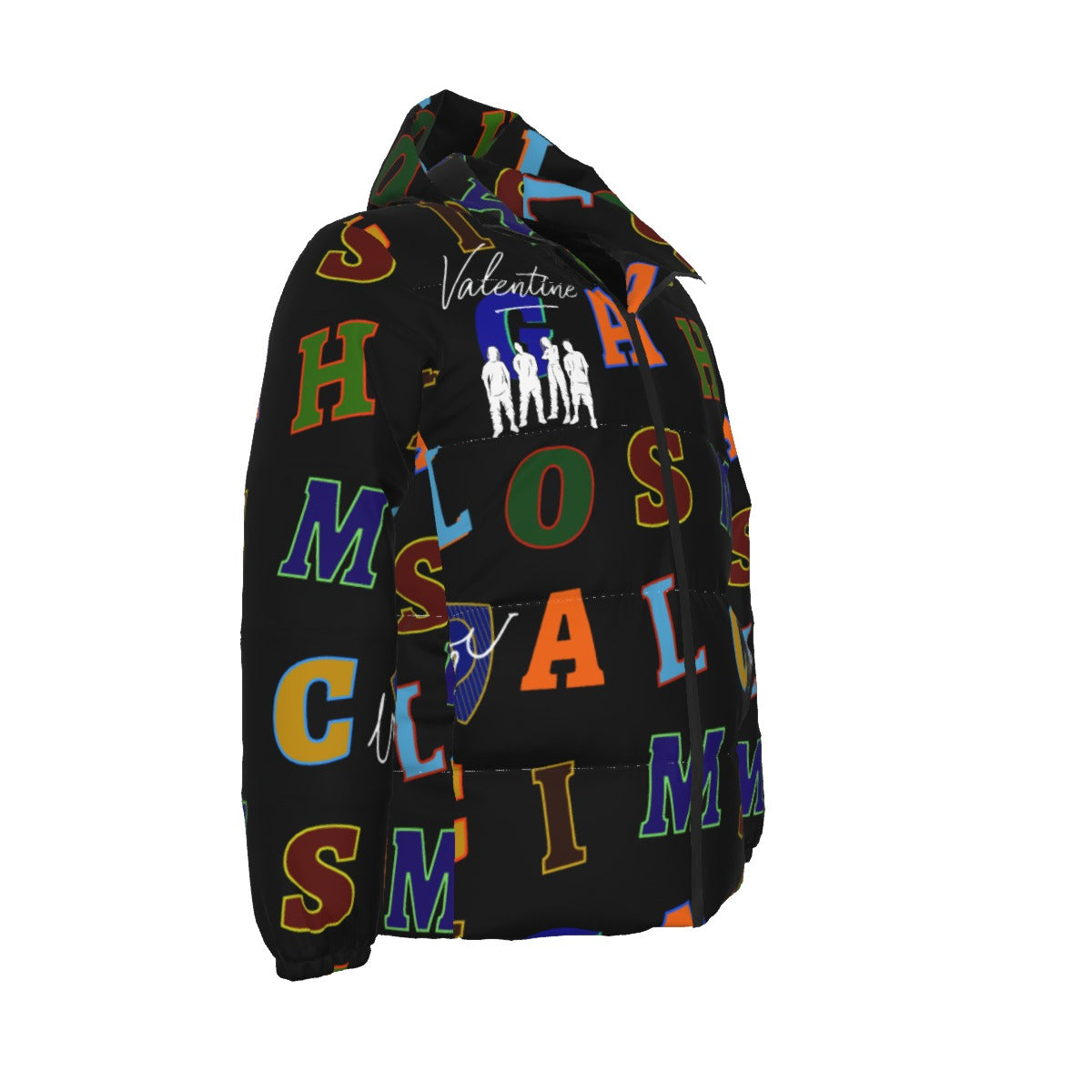 Valentine Letters Hooded Jacket