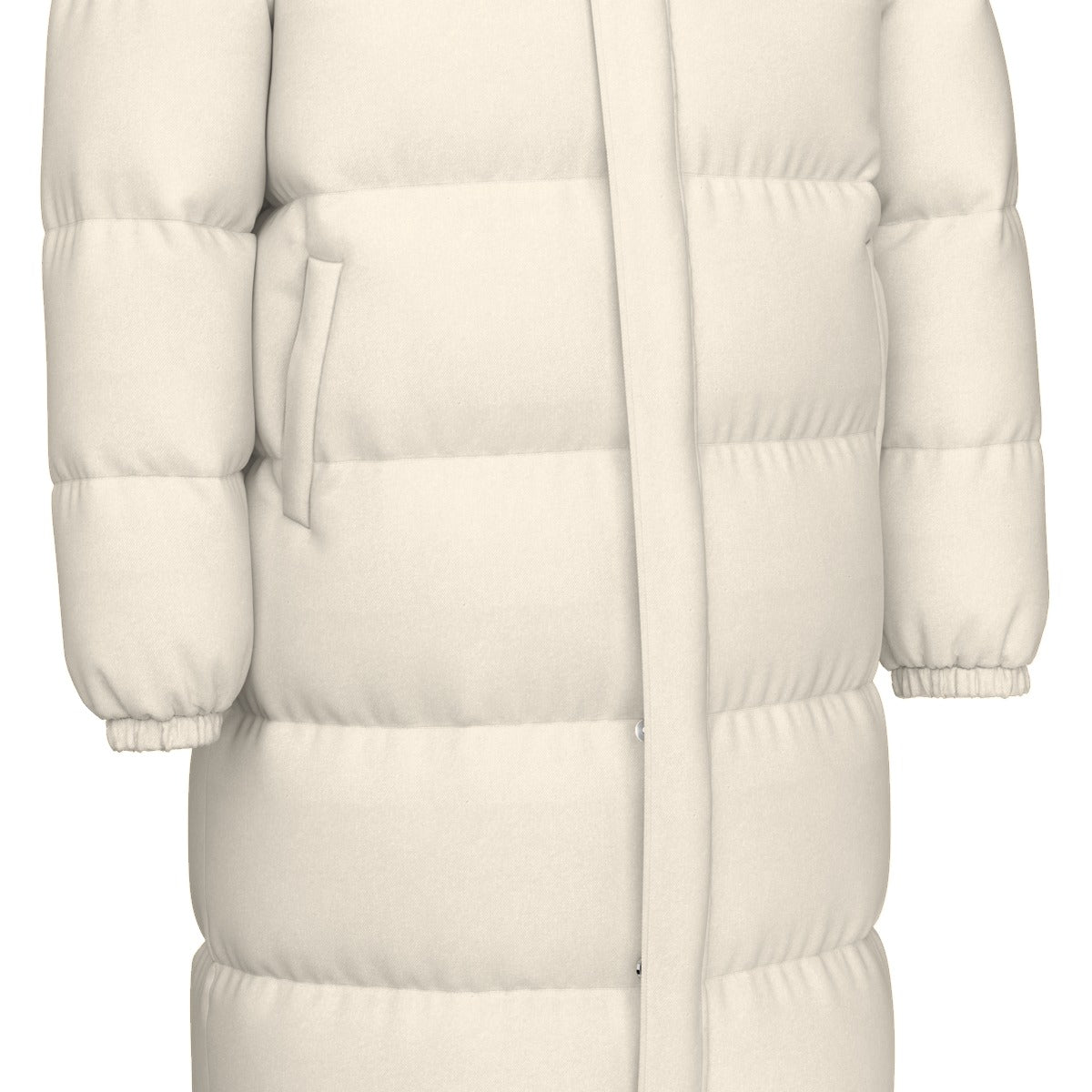 Valentine Cream Longline Jacket