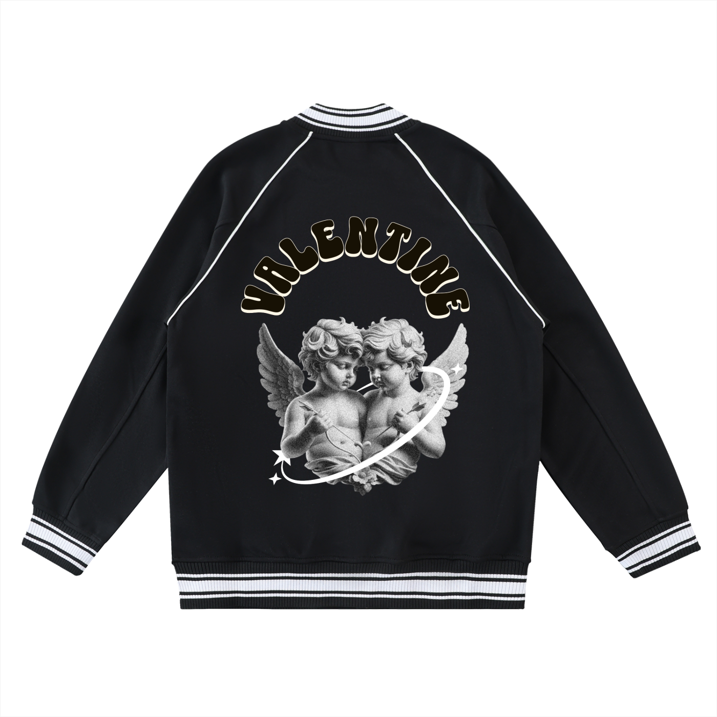 Valentine Varsity Jacket - Green Dreams