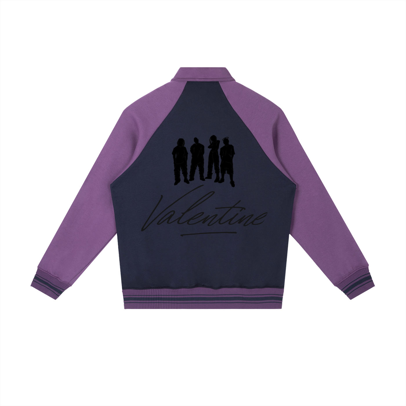 Purple P Baseball Jacket