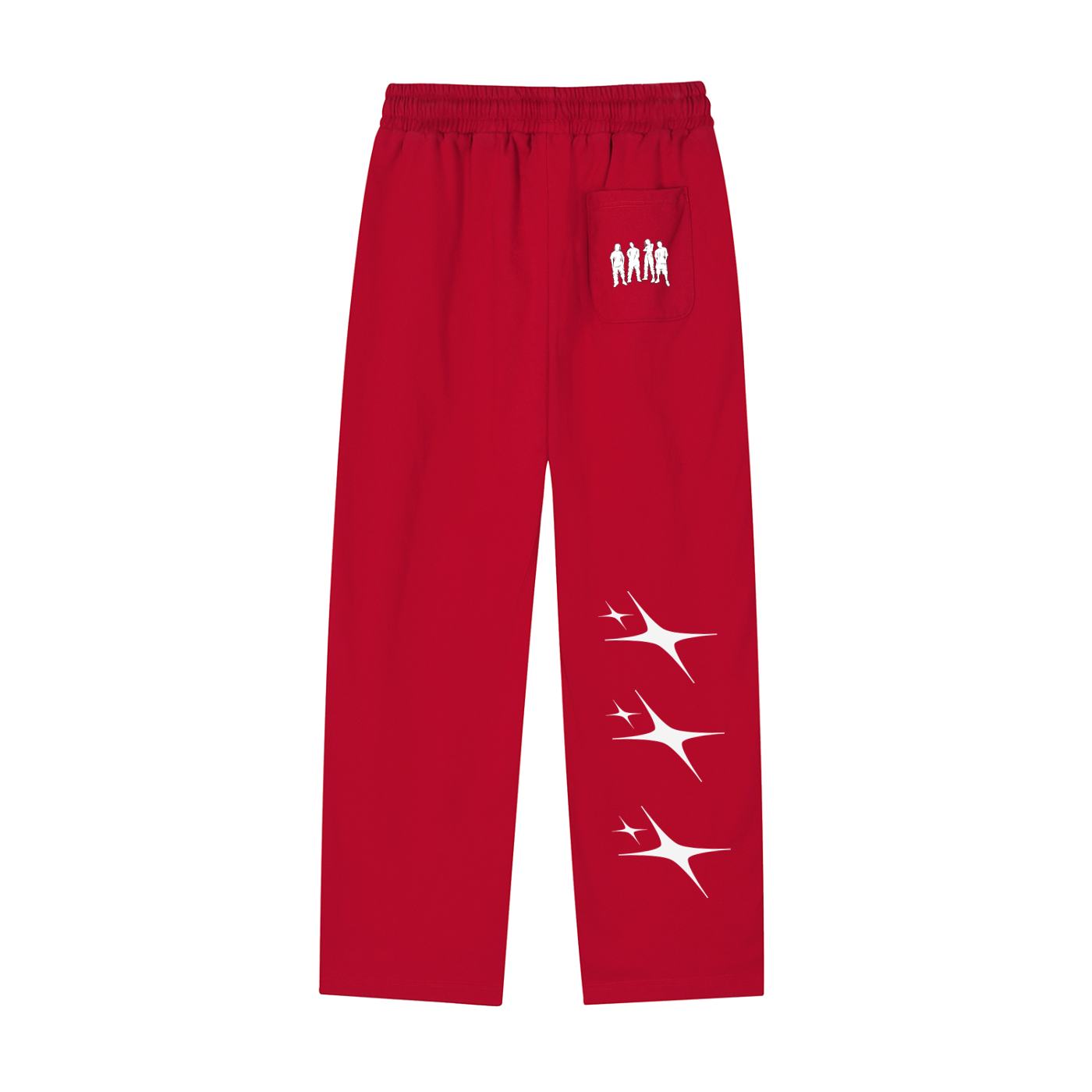 Valentine Mens Reflection Striped Straight-Leg Sweatpants