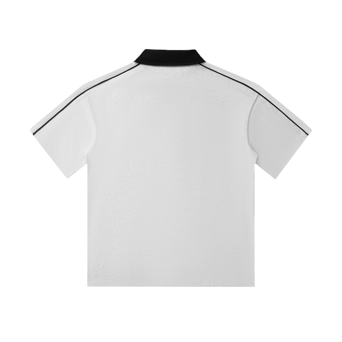 Valentine Contrast Collar Short-Sleeve Polo Shirt