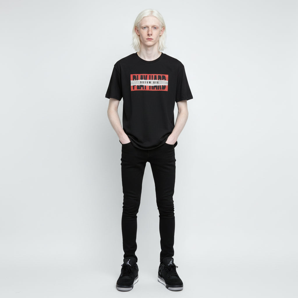 Mens Heavyweight Earth Tone T-Shirt- Playhard