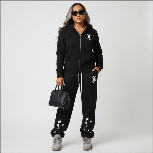 Womans Streetwear Straight Leg Pants - A