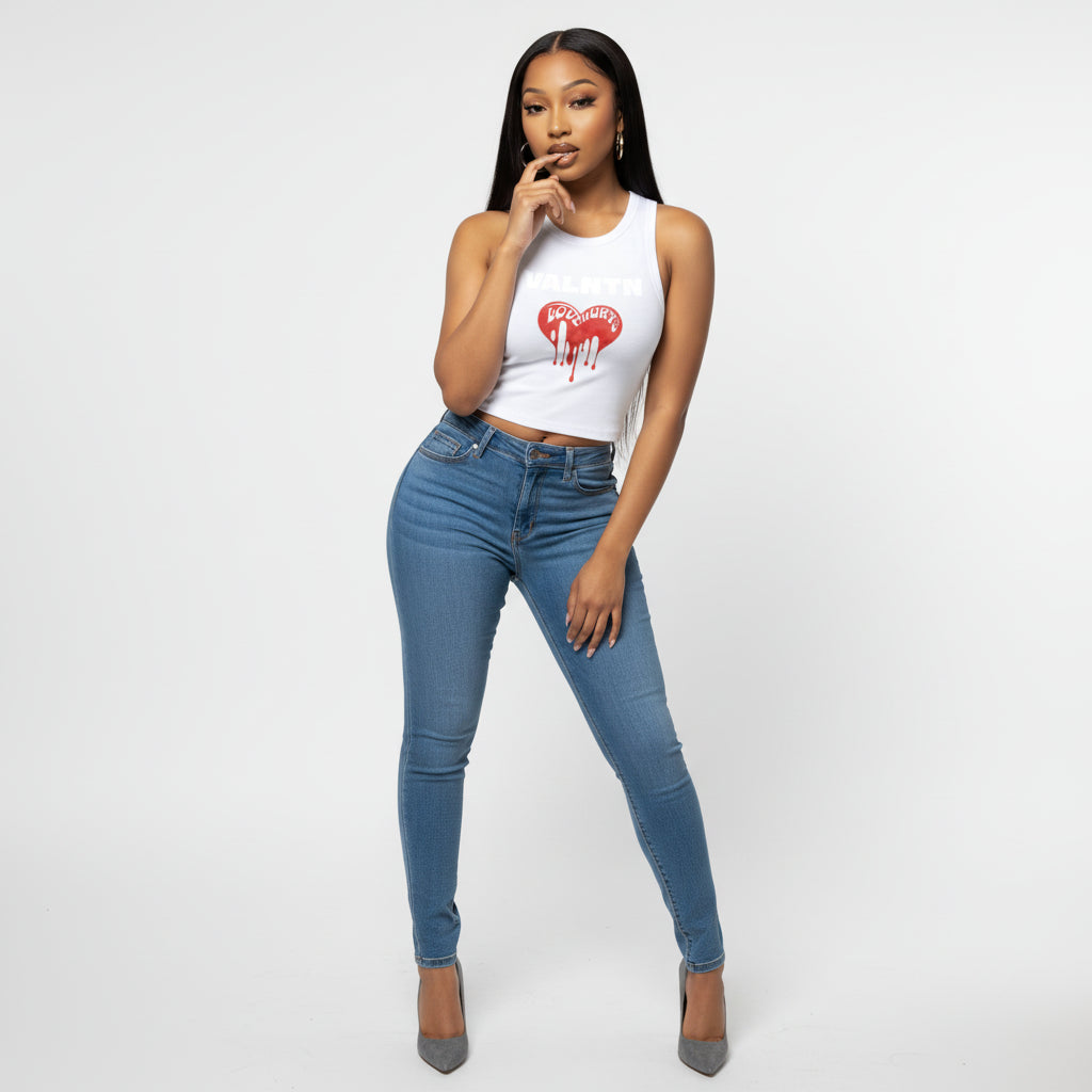 Womans Love Hurts Tank Top