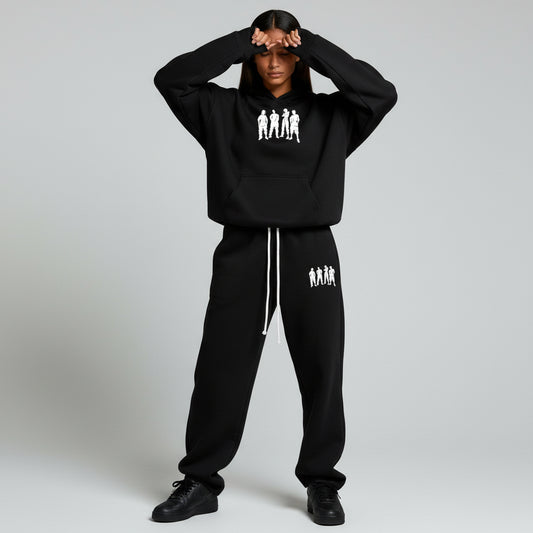 Woman's Streetwear Baggy Straight Pants - Original Leao Valentine