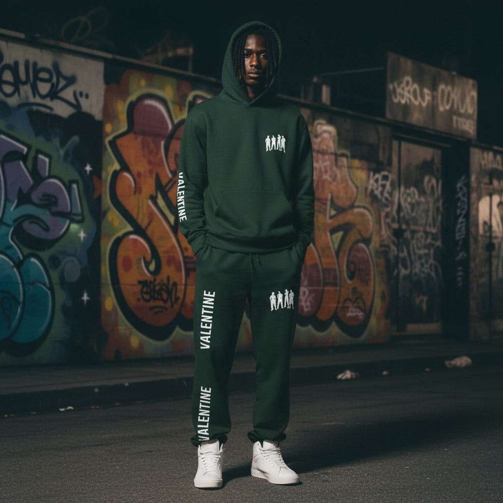 Heavyweight Green Hoodie