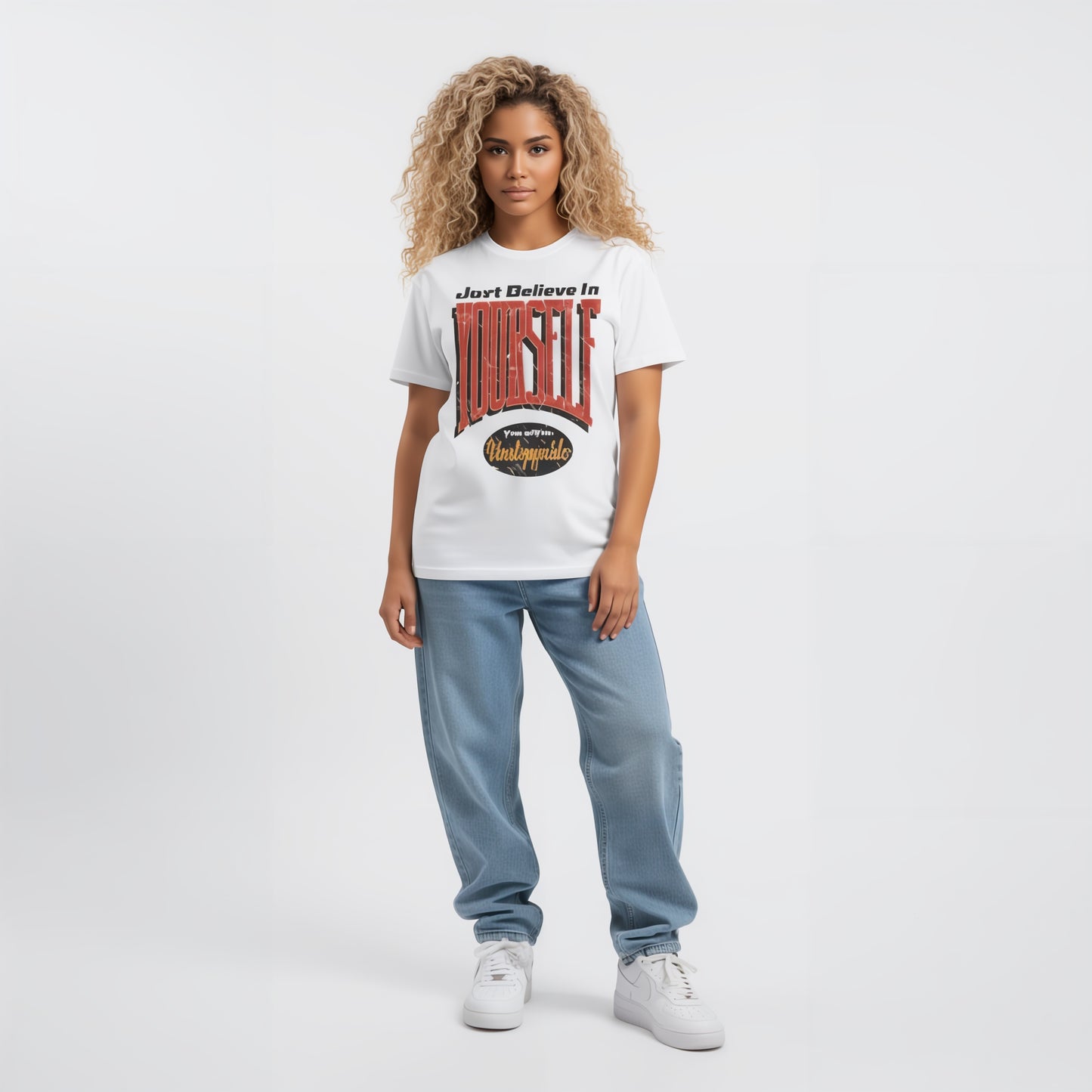 Womans Heavyweight T-Shirt -Believe In Yourself