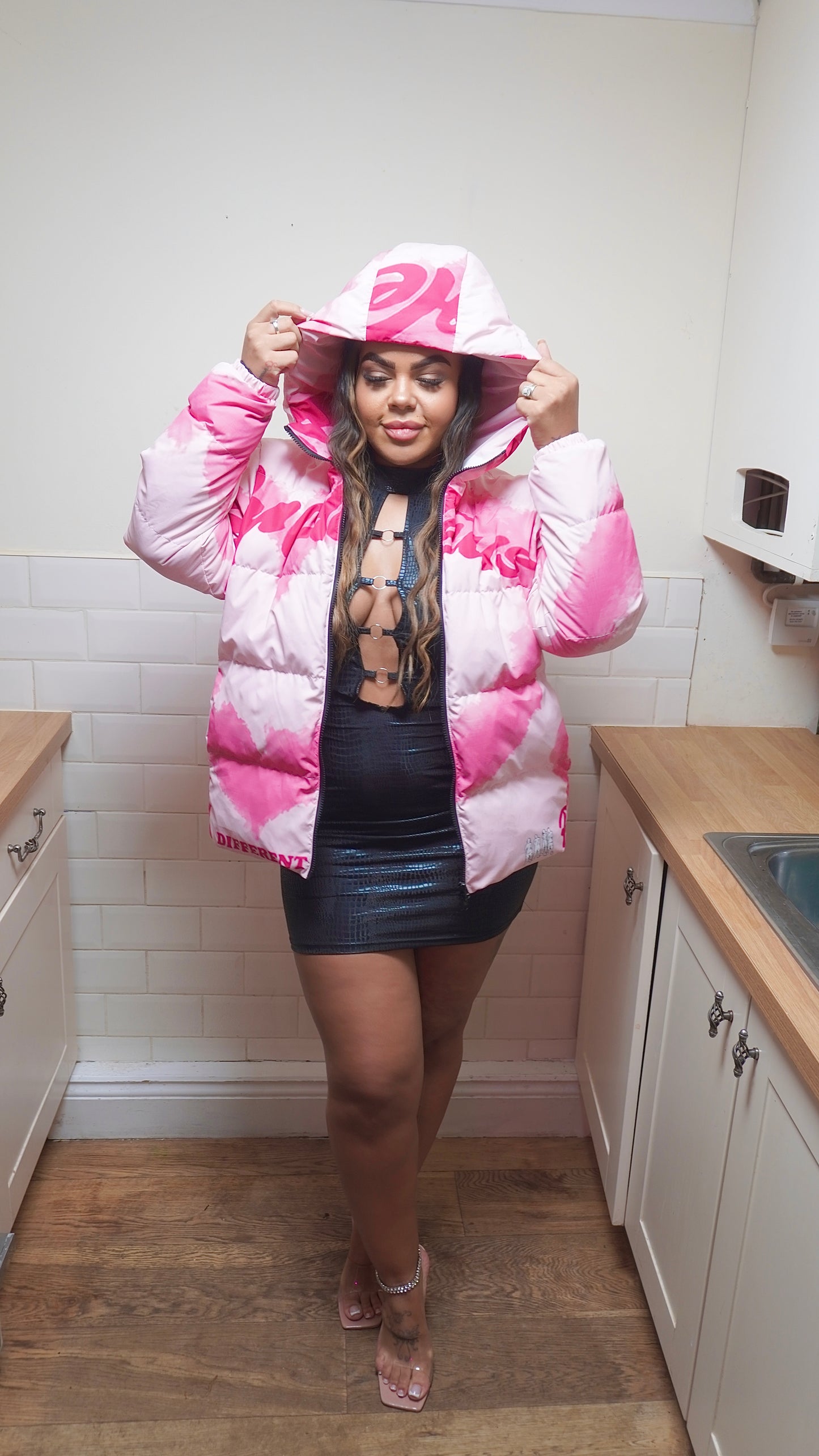 Womans Leao Valentine Pink Panther Jacket