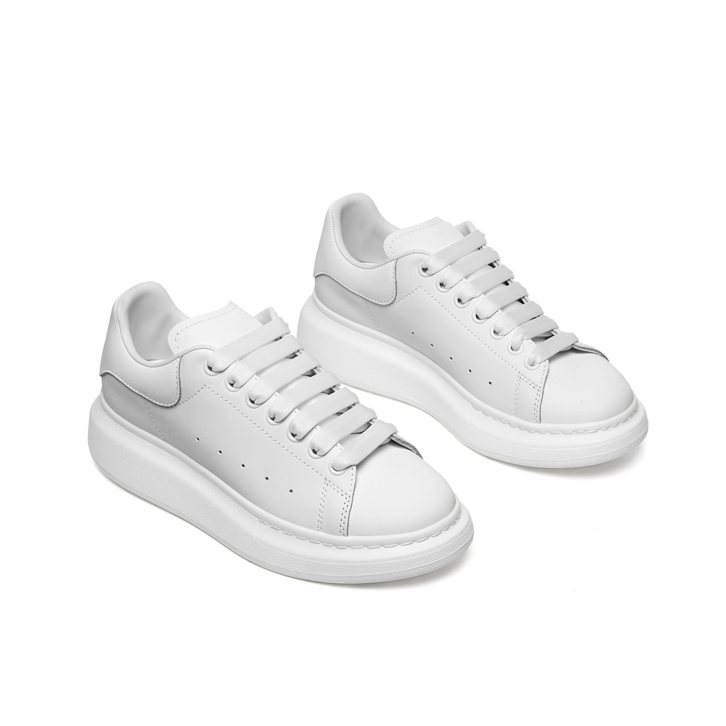 Mens Upper Class Smart Shoes In Pure White