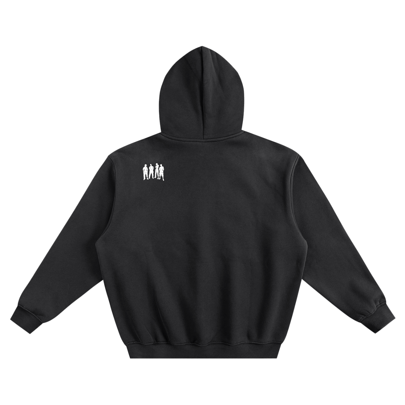 Mens Bad Tracksuit Fleeced Boxy Hoodie