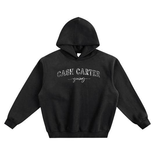 Womans CASH CARTER Fleeced Tracksuit Boxy Hoodie
