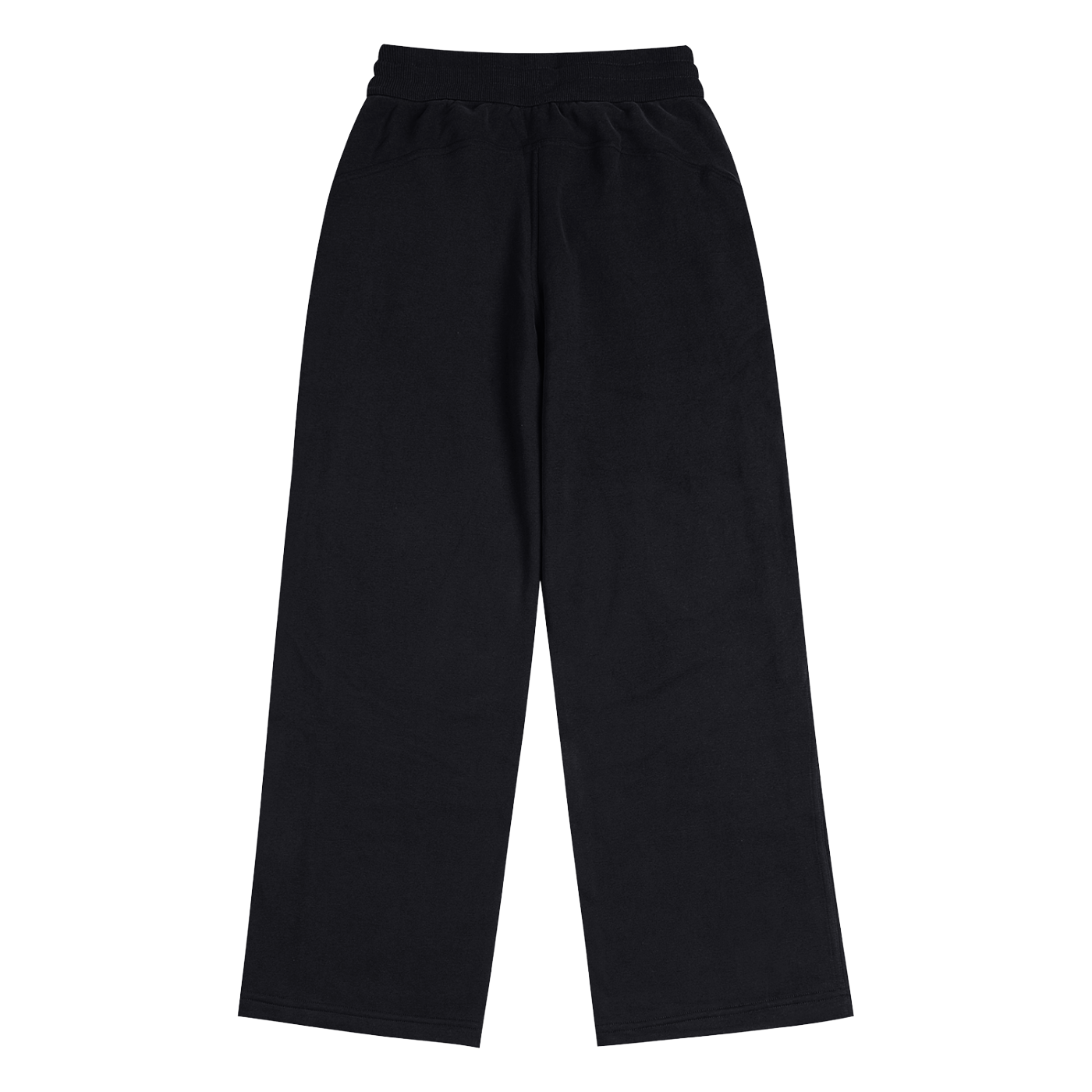 Black Straight Leg Tracksuit Pants