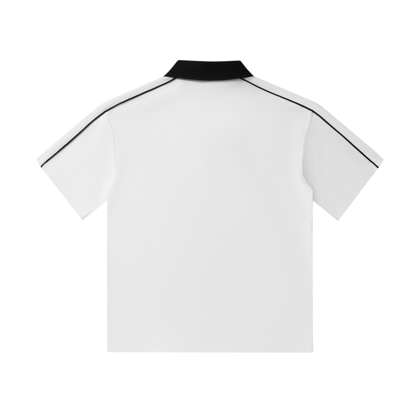 Valentine Contrast Collar Short-Sleeve Polo Shirt