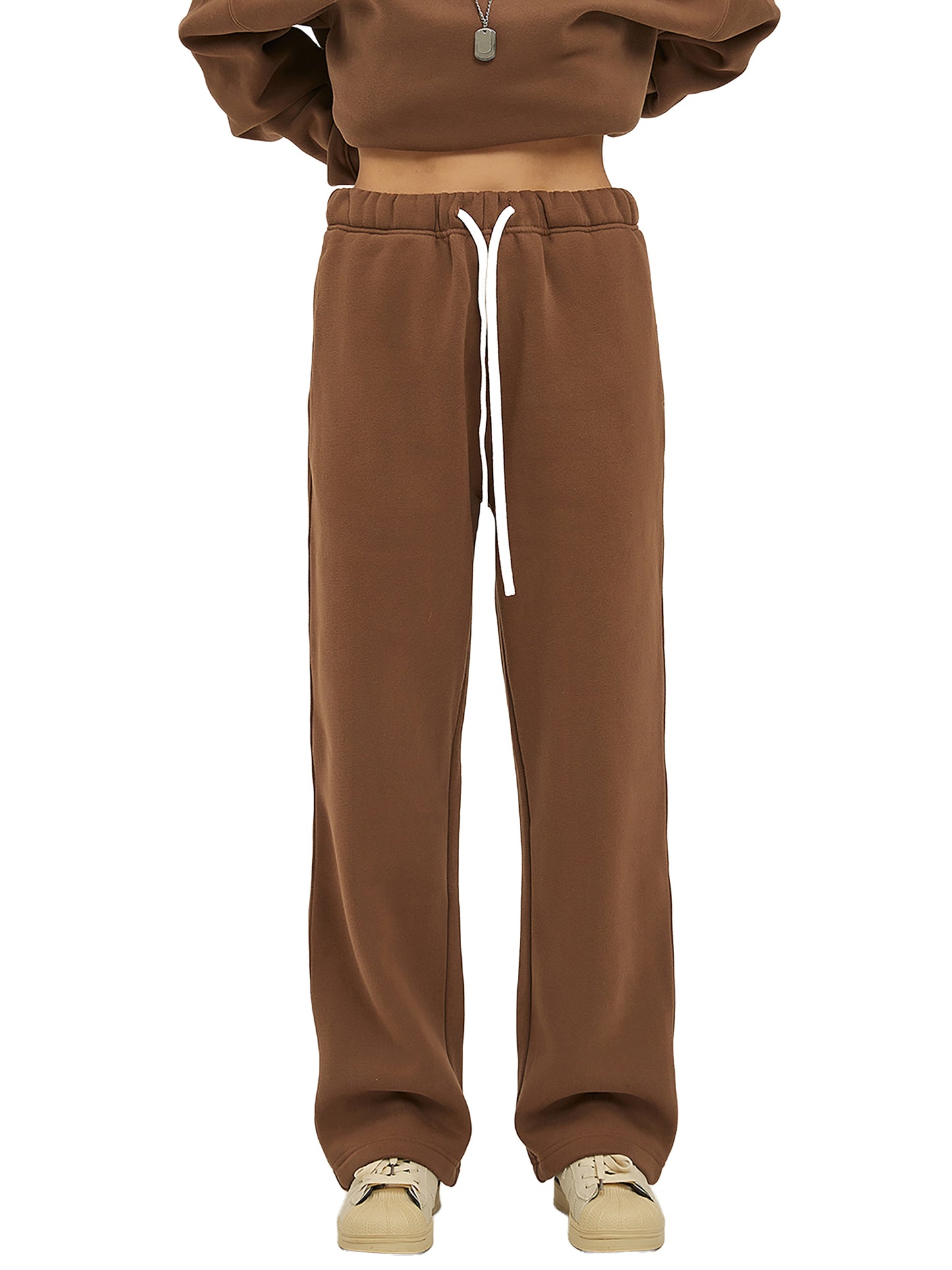 Bad Tracksuit Fleece Straight Leg Pants