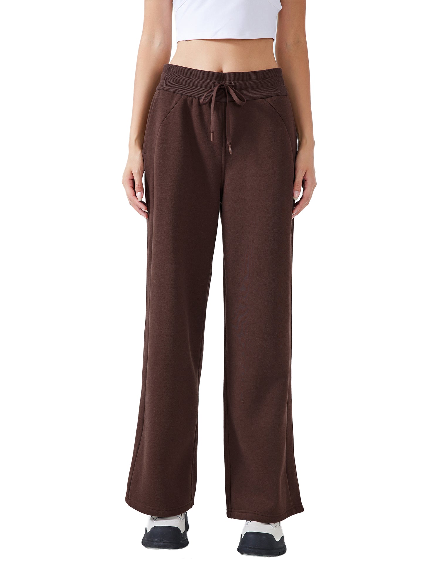 Black Straight Leg Tracksuit Pants