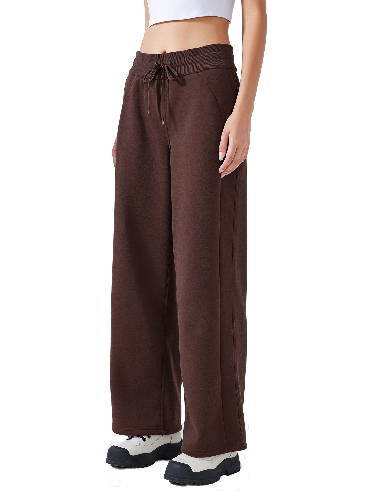 Black Straight Leg Tracksuit Pants