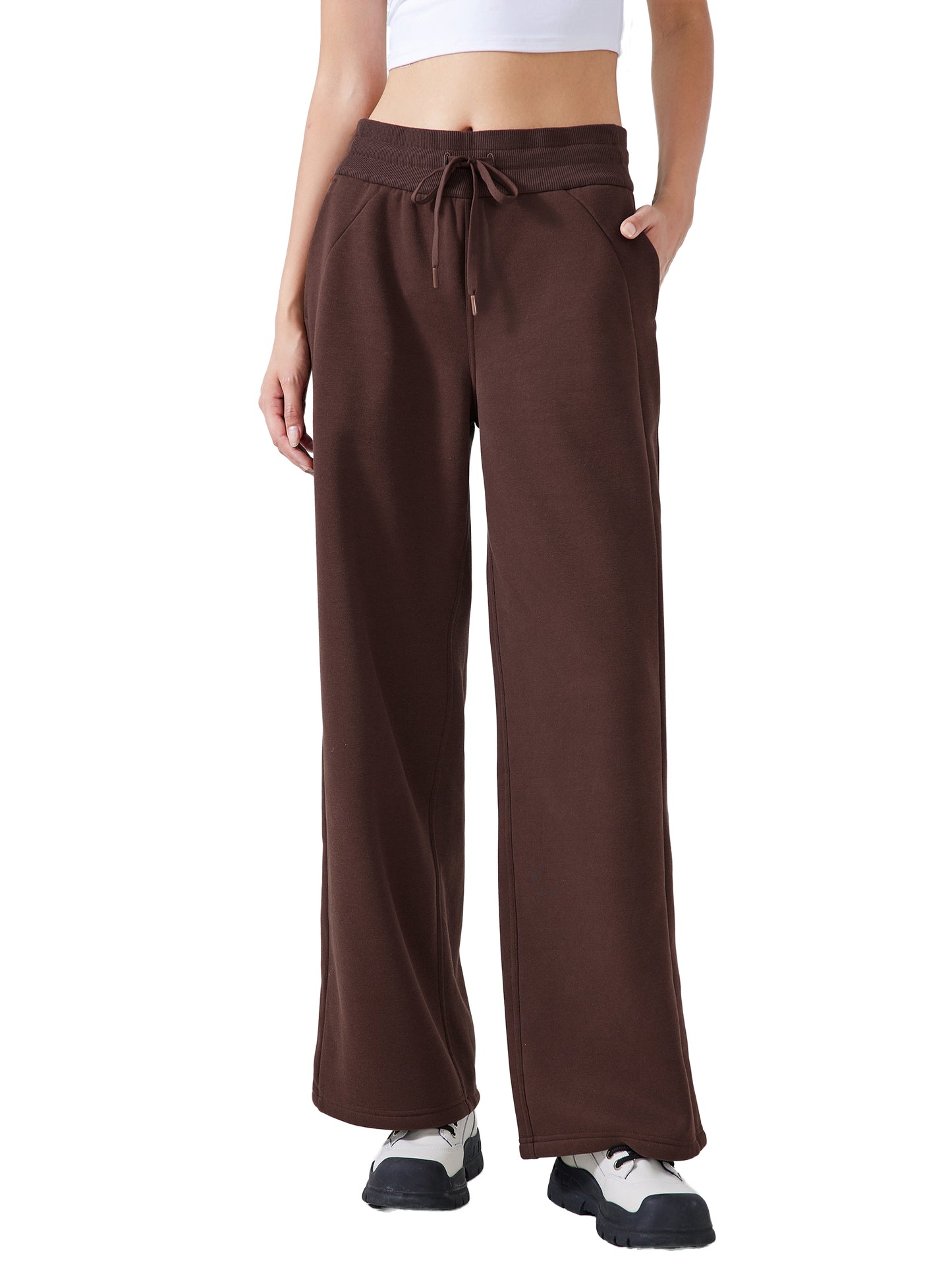 Black Straight Leg Tracksuit Pants