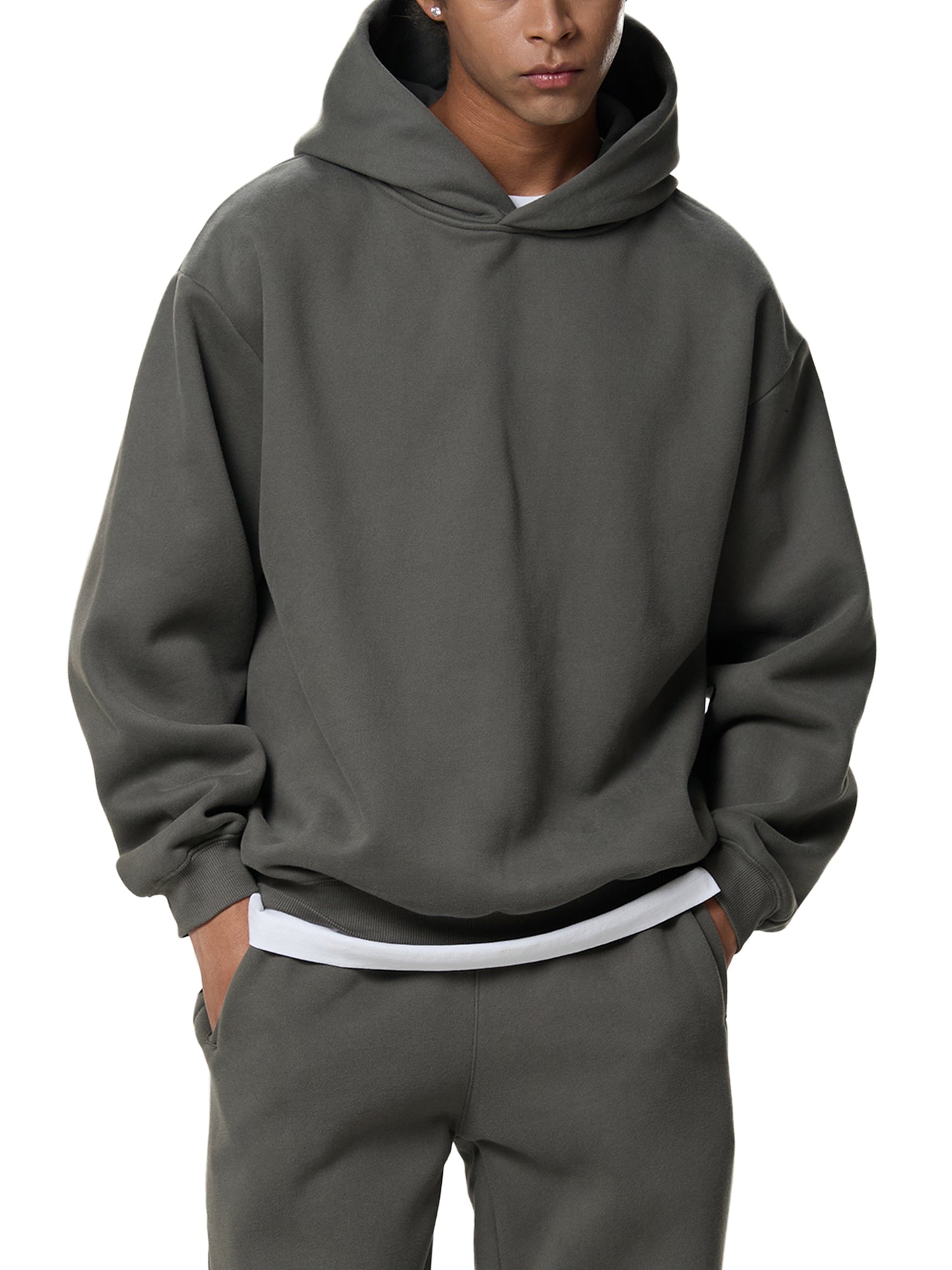 STREET DUNK Fleeced Boxy Hoodie