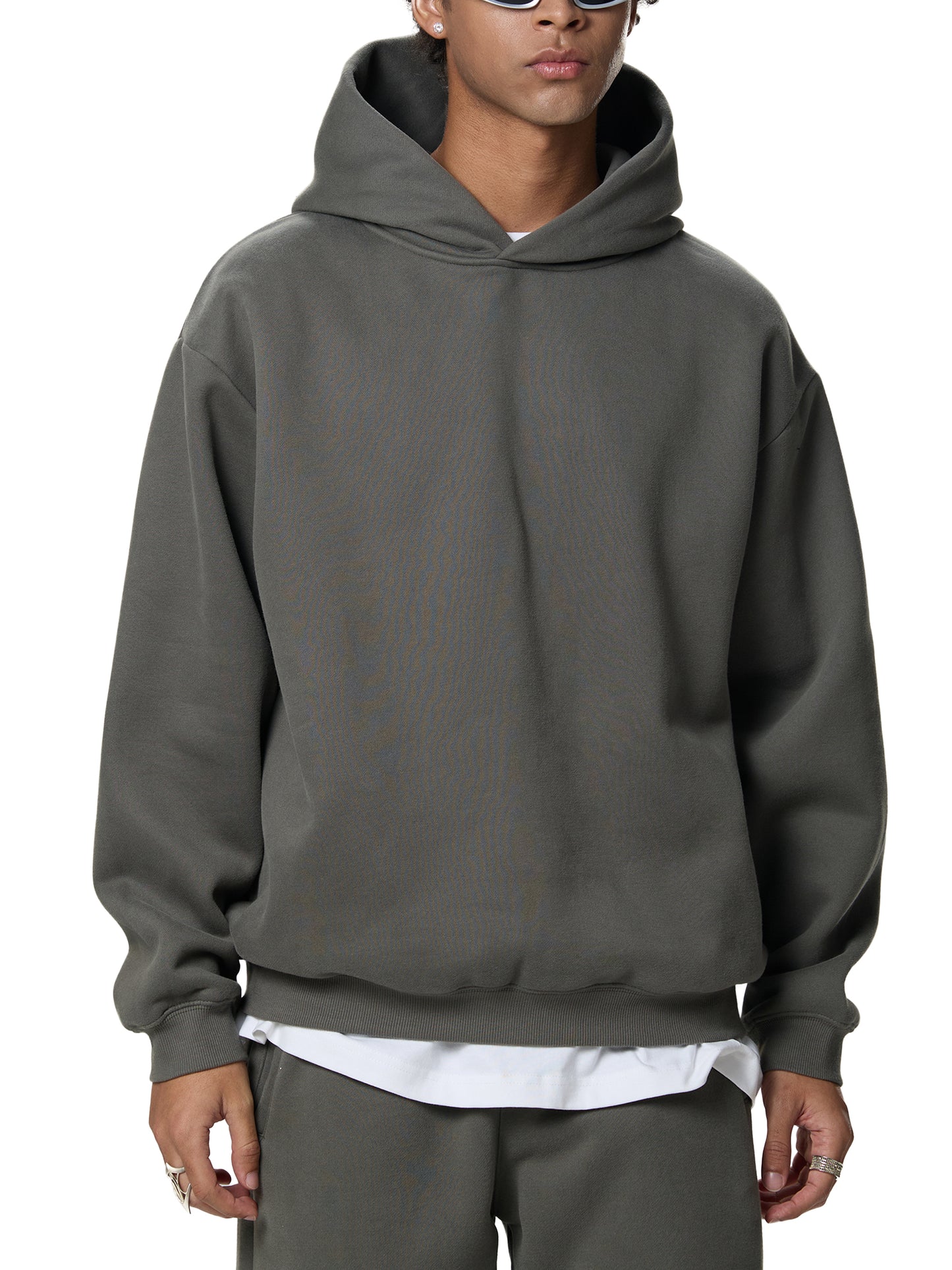 Bad Tracksuit Fleeced Boxy Hoodie