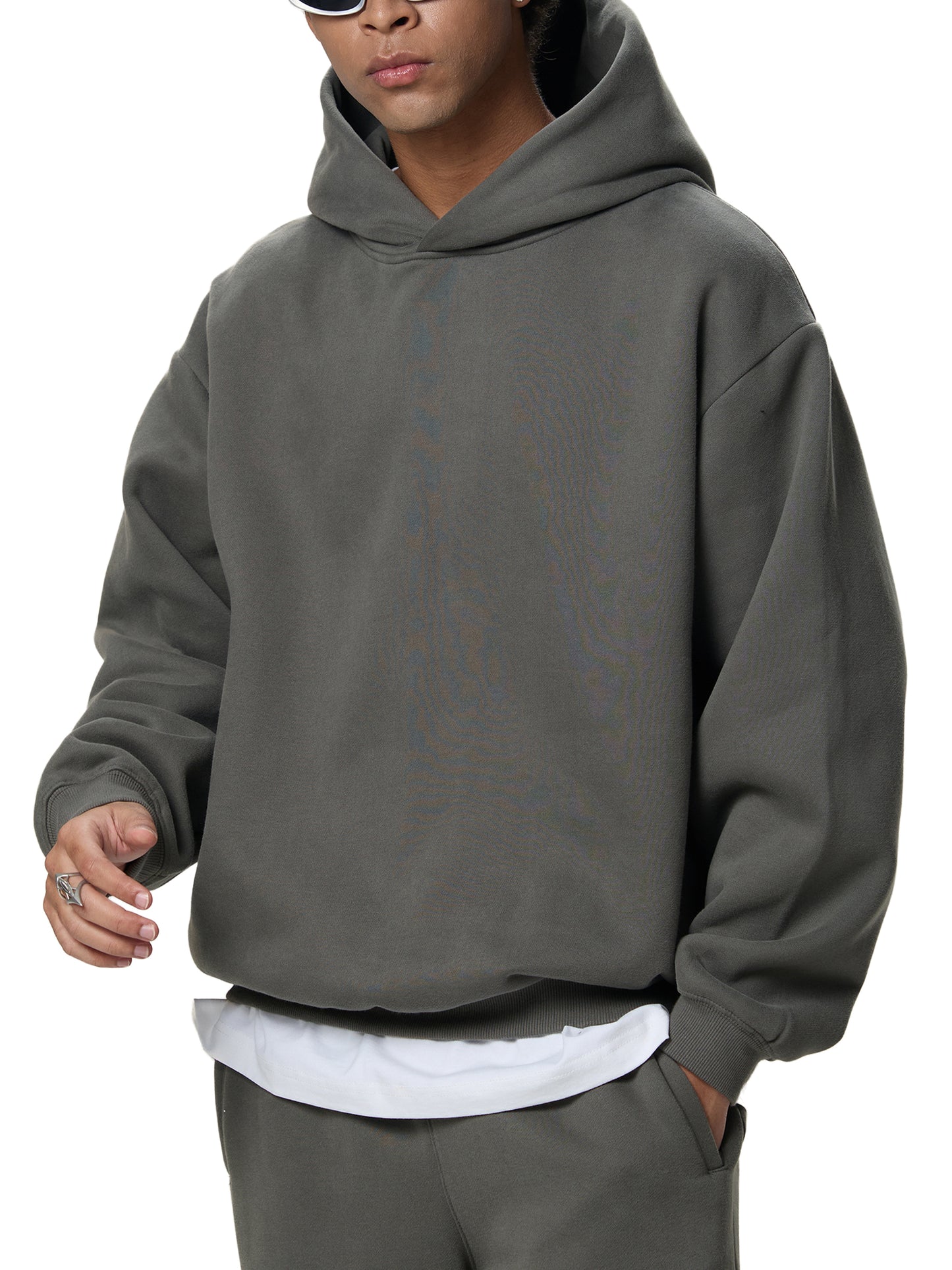 Bad Tracksuit Fleeced Boxy Hoodie