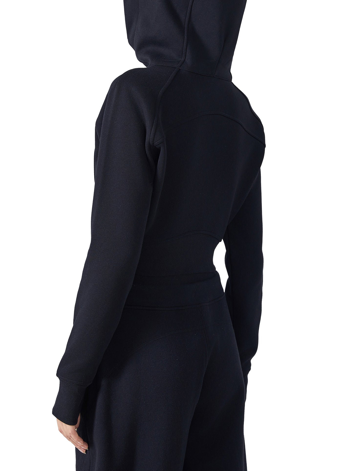 FATAL ATTRACTION Cropped Zip-Through Hoodie