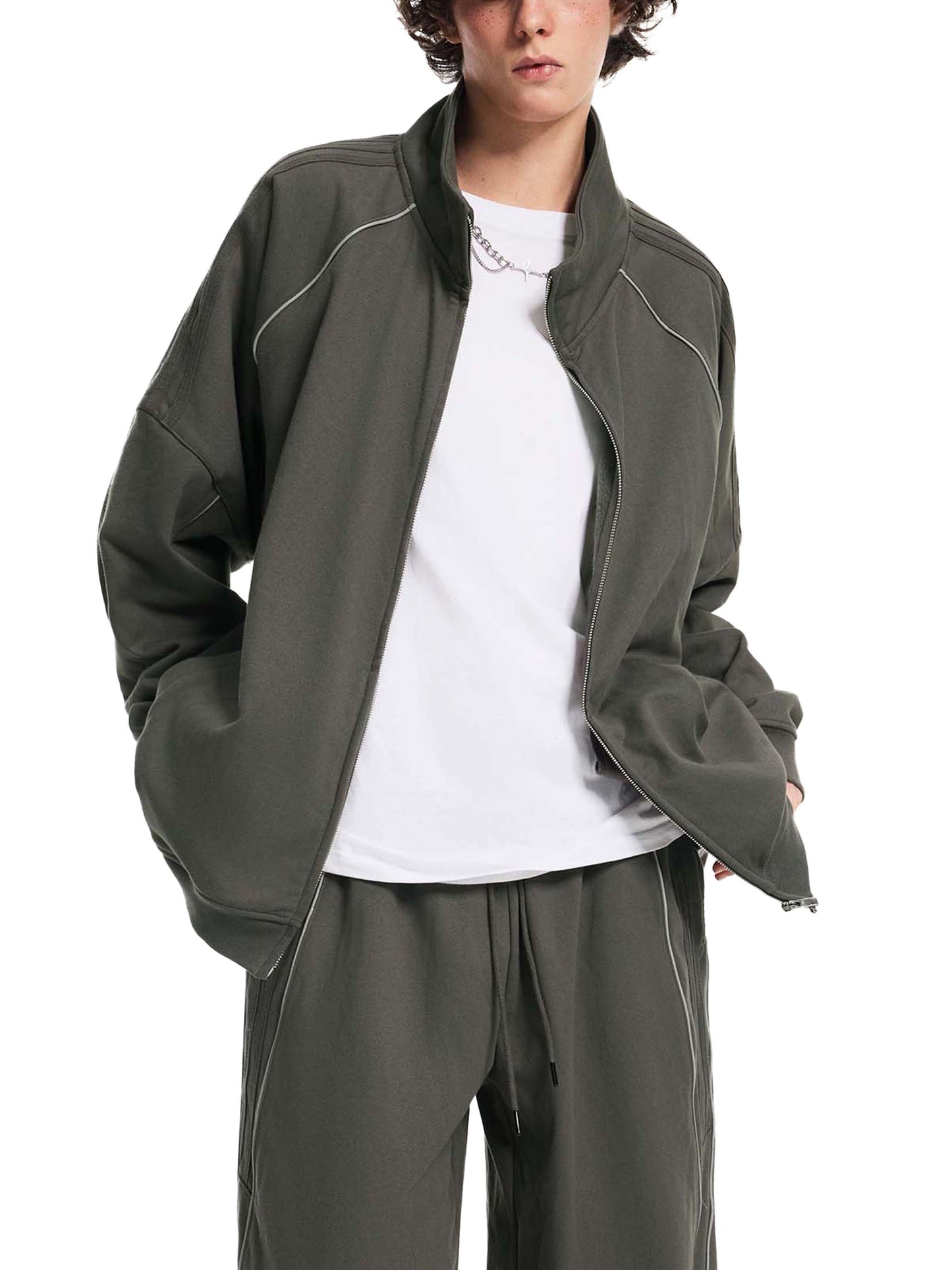 Valentine Mens Reflection Tracksuit Jacket