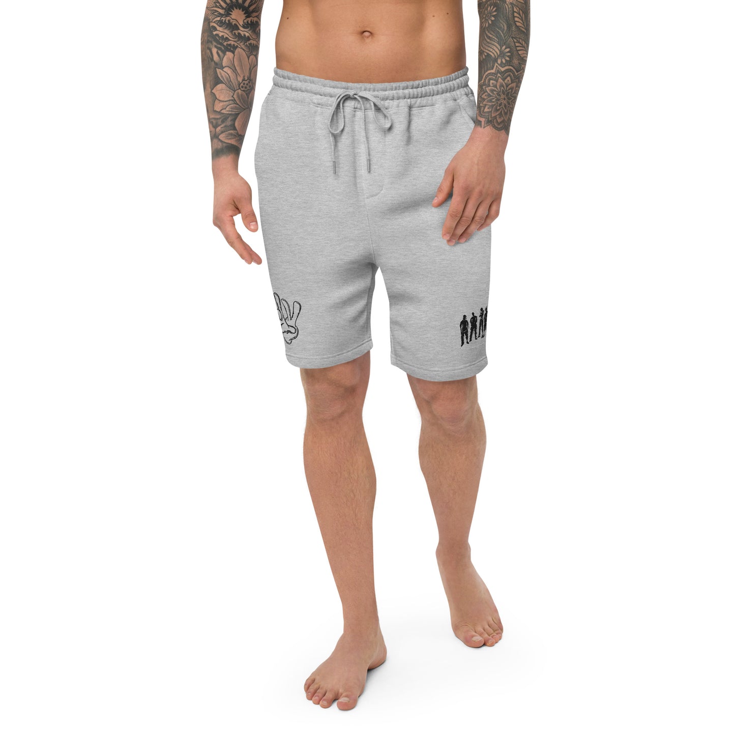 Men's Leao Valentine Grey Fleece Shorts