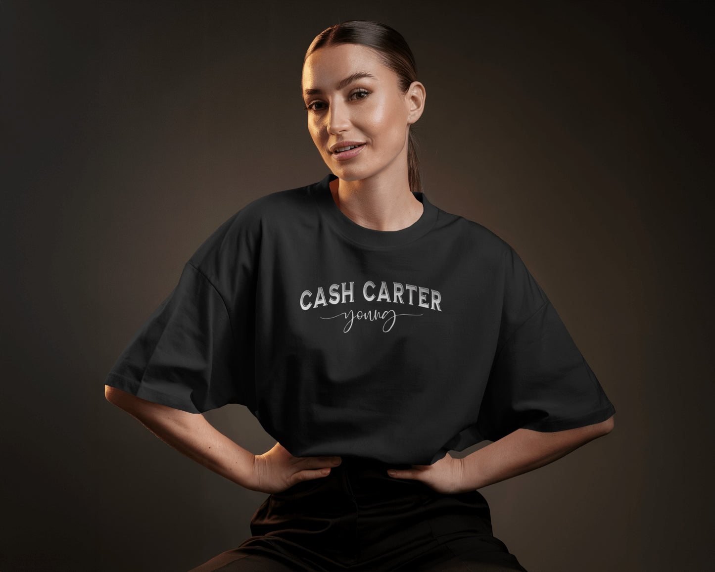 Womans Cash Carter Heavyweight T-Shirt