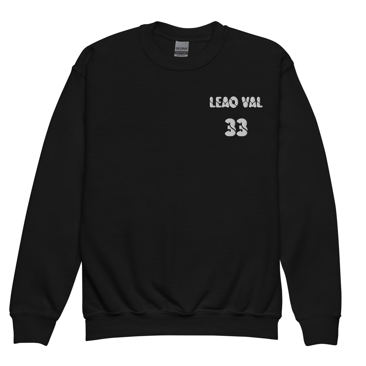 Kids 33 Black Crewneck Sweatshirt