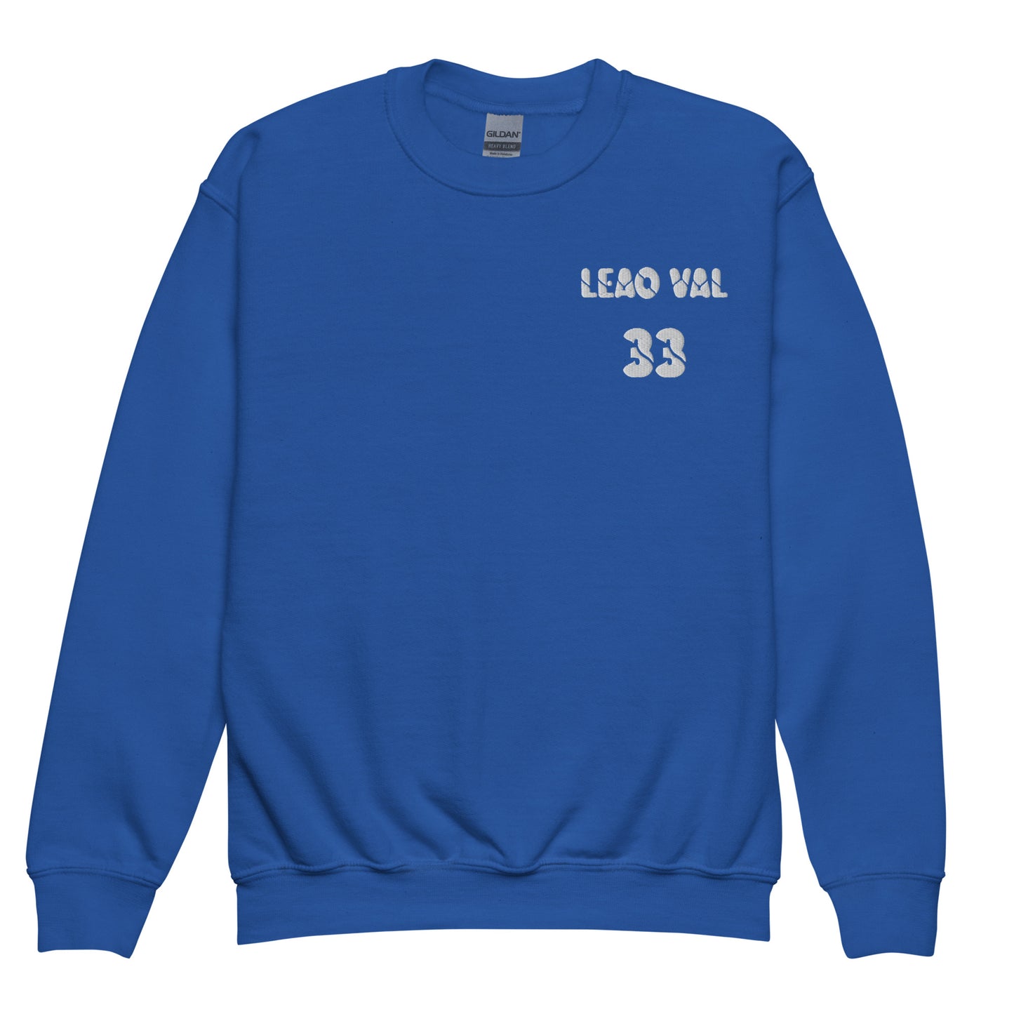 Kids 33 Blue Cewneck Sweatshirt
