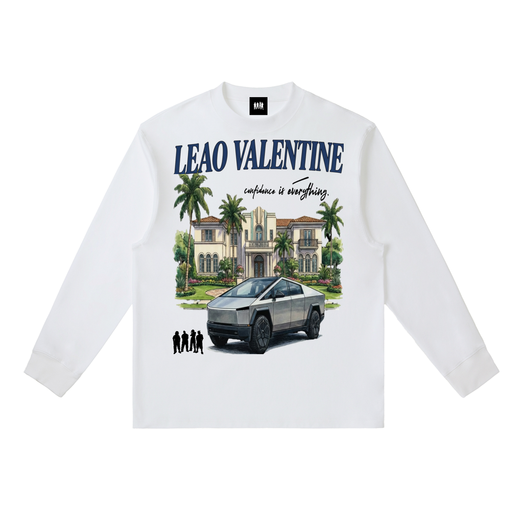Cybertruck Mansion Long-Sleeve T-Shirt