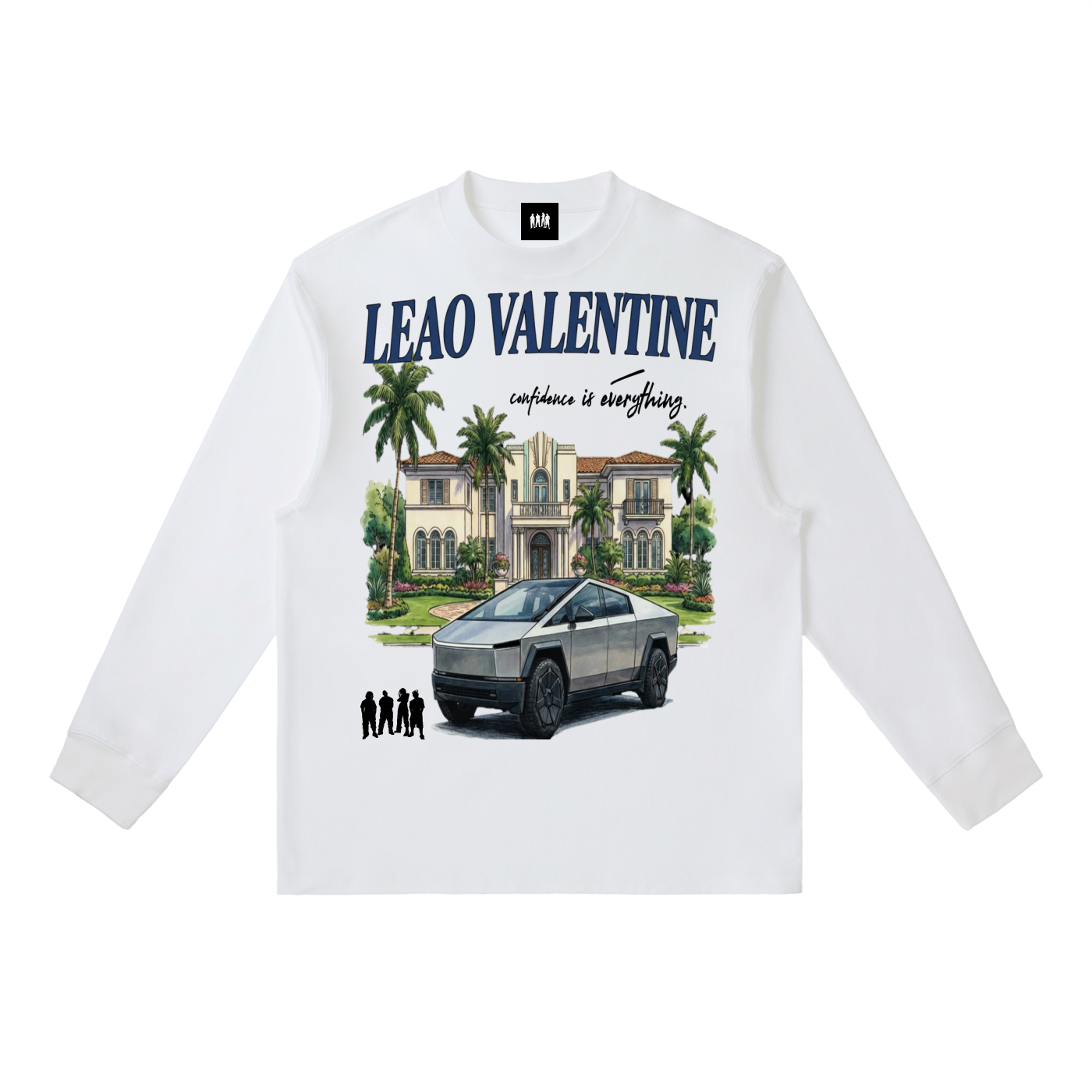 Cybertruck Mansion Long-Sleeve T-Shirt