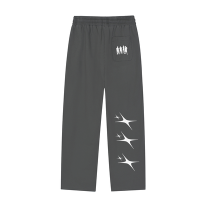 Valentine Mens Reflection Striped Straight-Leg Sweatpants