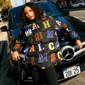 Valentine Letters Hooded Jacket Womans