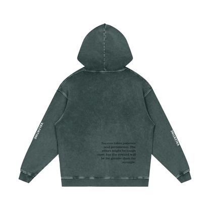 Snow Washed Grey Hoodie