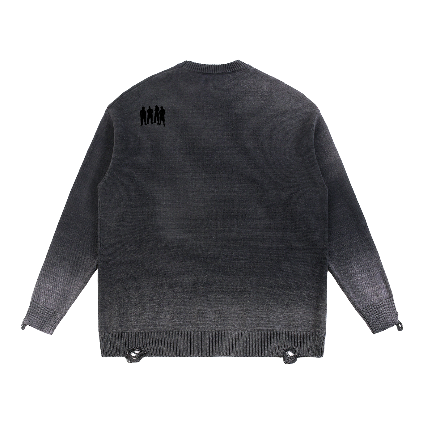 Distressed Ripped Crewneck sweater