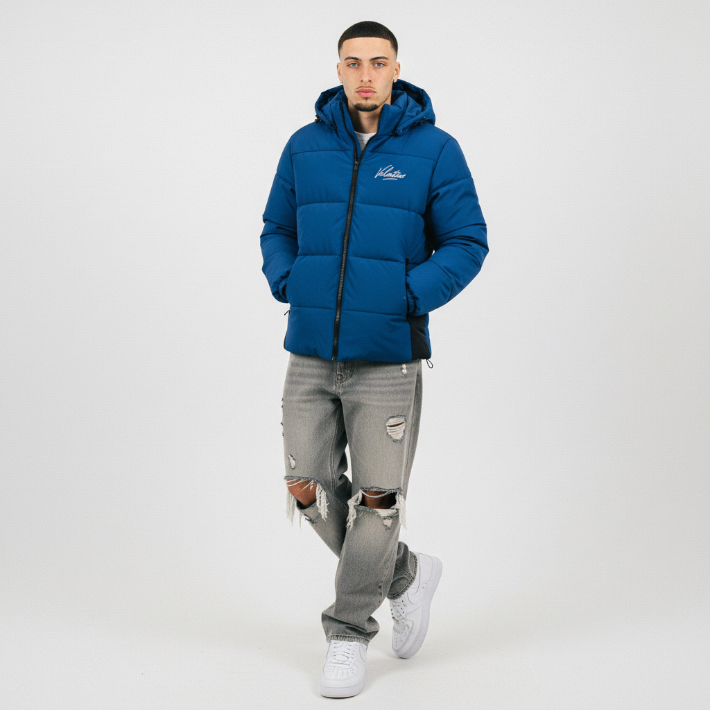 Mens Blue Blue Jacket
