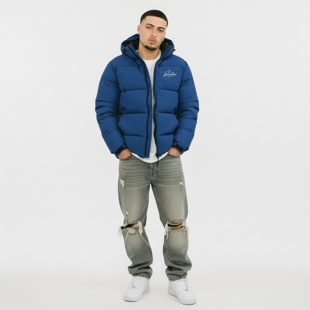Mens Blue Blue Jacket