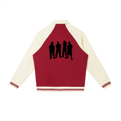 Red Rain Baseball Jacket