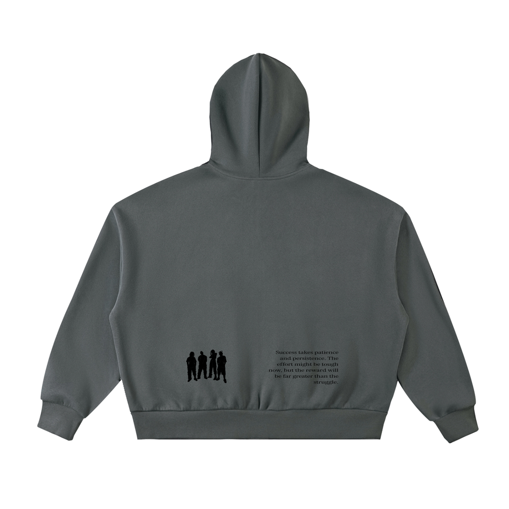 Plane Full-Zip Boxy Hoodie
