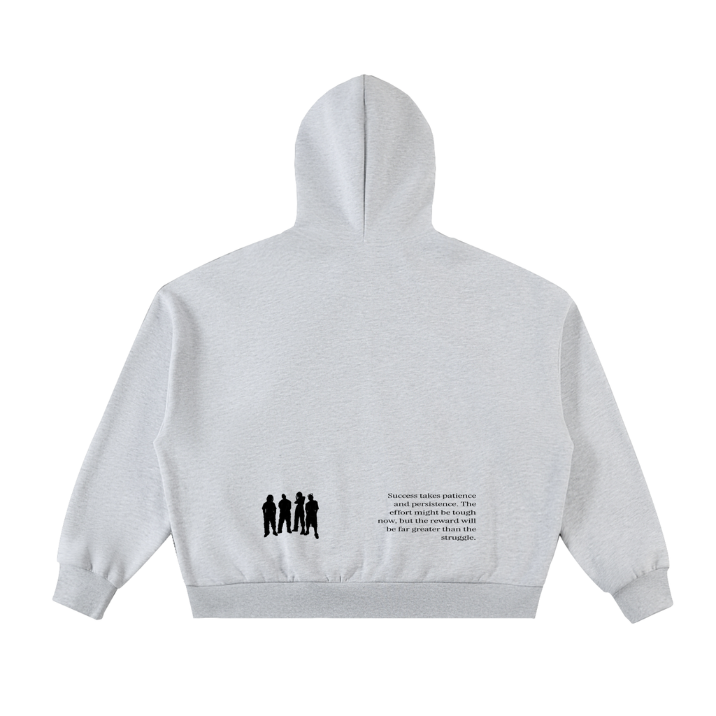 Plane Full-Zip Boxy Hoodie