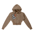 Big Mama Cropped Fleece Hoodie