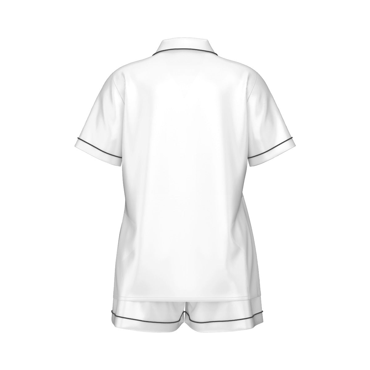 White Silk Pajama Set