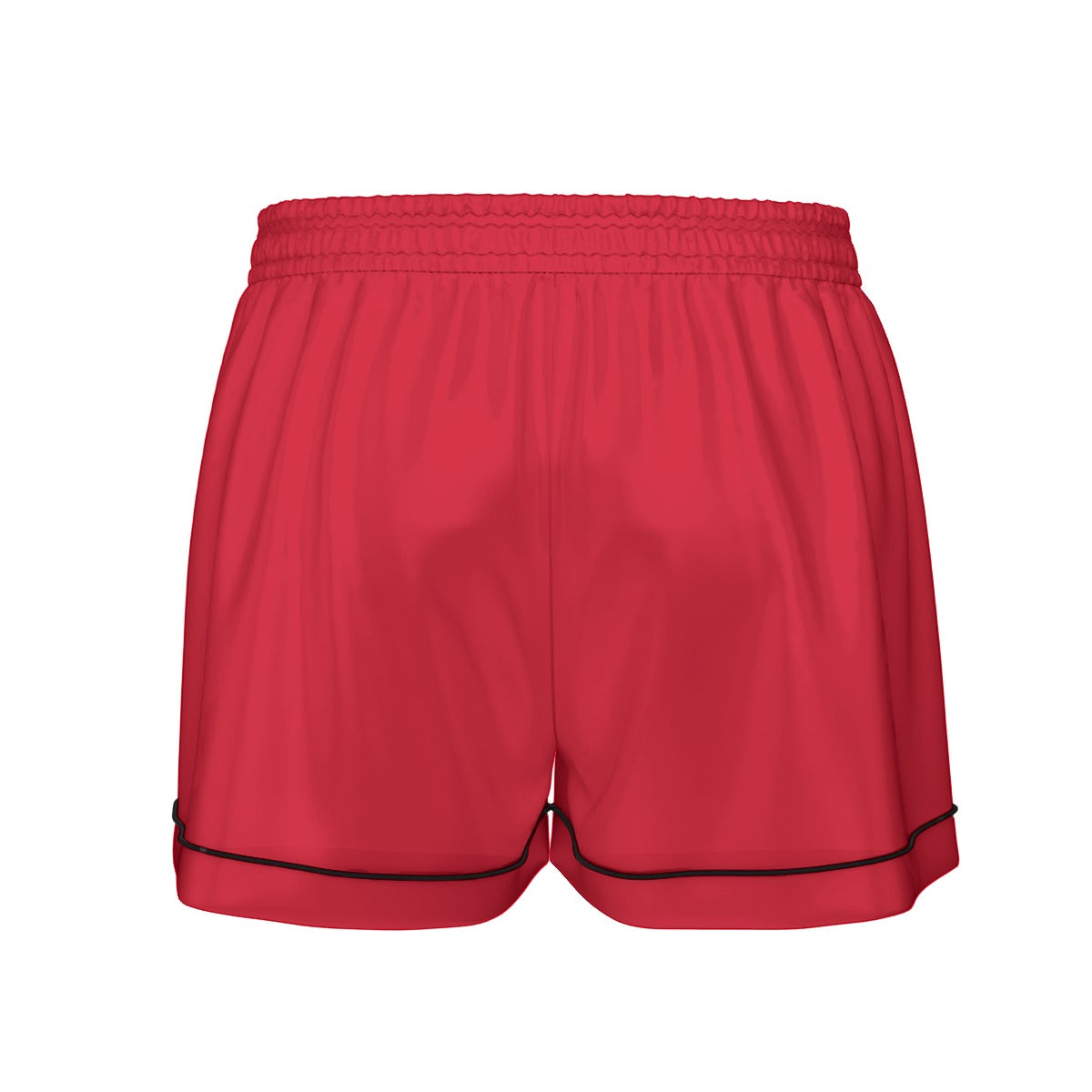 Red Silk Pajama Set