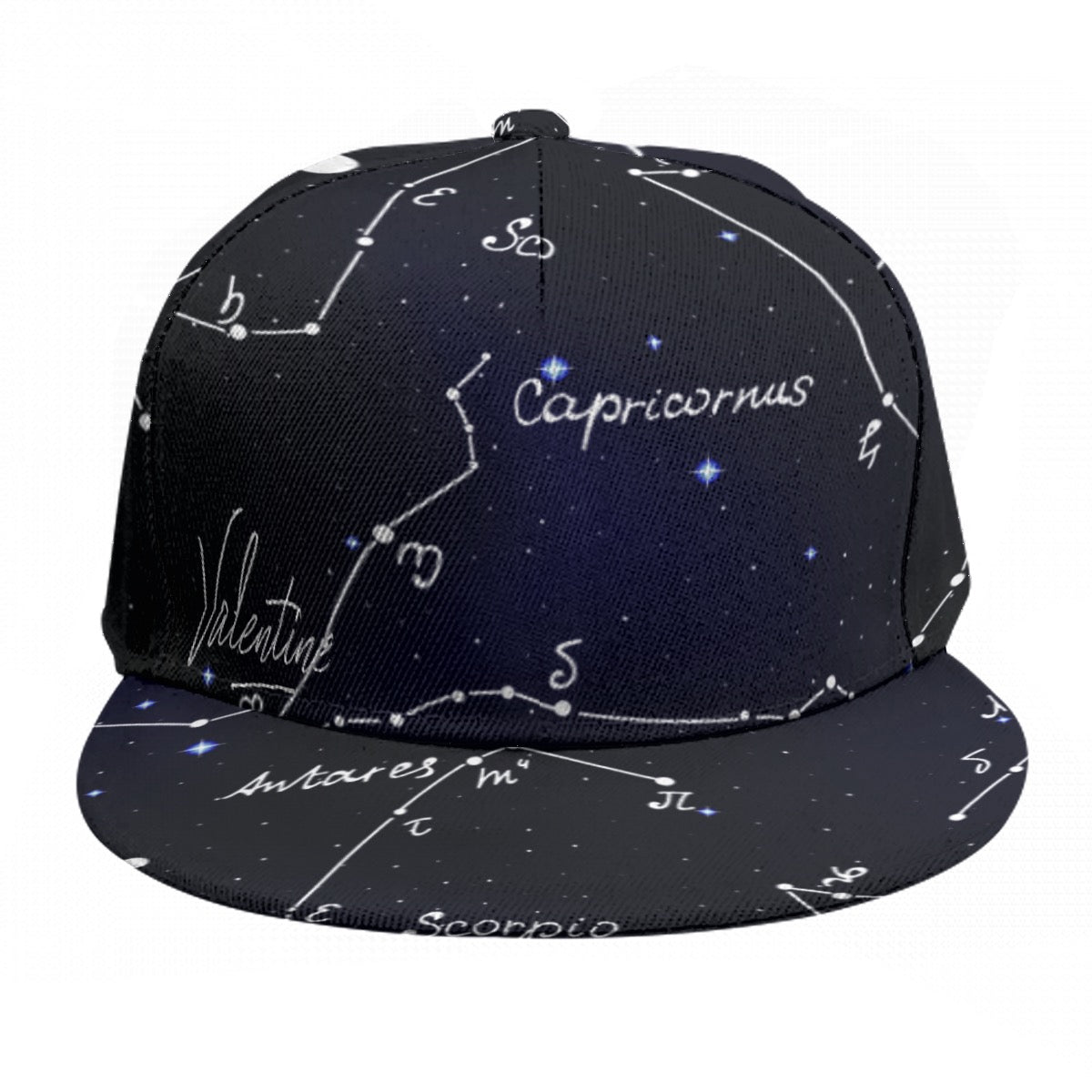 Valentine Zodiac Baseball Cap With Flat Brim