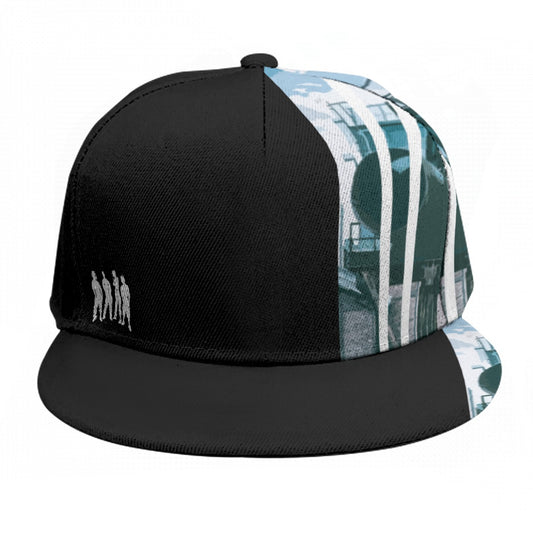 Baseball Cap With Flat Brim