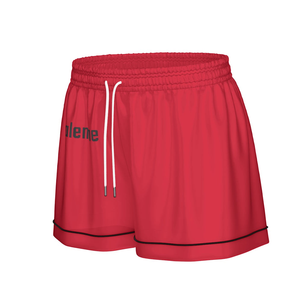 Red Silk Pajama Set
