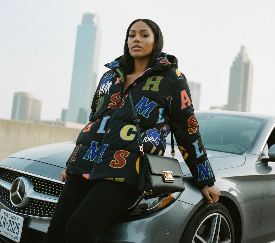 Valentine Letters Hooded Jacket Womans